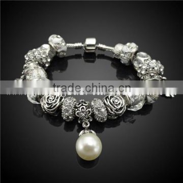 zinc alloy beads bracelet