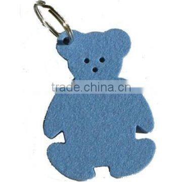 Cheap handmade animal shapefelt keychain handmade