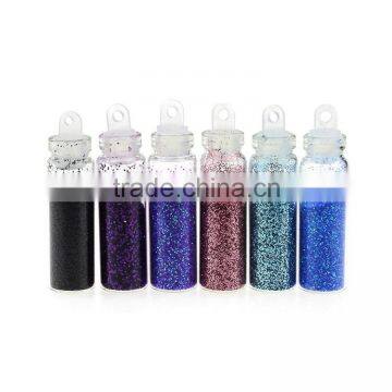 bling bling 12 Colors in pots Multi shine Nail Glitter Powder for Nail Art Decoration