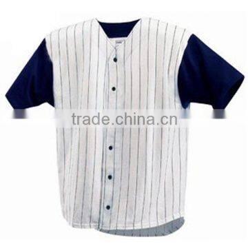 Baseball Jersey Promotional Pinstripes for Men Wholesale Vintage Clothing ,Customized Baseball Jersey Promotional Pinstripes photo-3