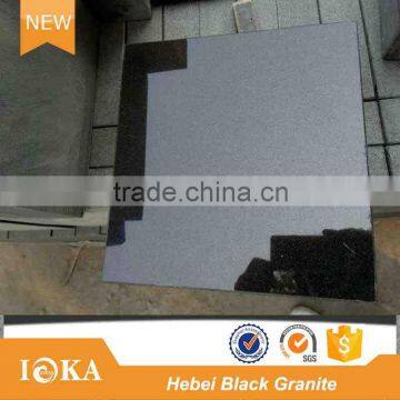 China Black Granite Tiles Hebei Black Granite for Building