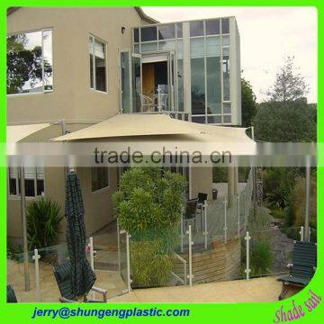 HDPE Woven Polytex Sun Shade Sails Plastic Cover for Garden and Patio With uv Resistance and Pvc Bags Package photo-5