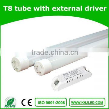 2011 high bright smd led tube light with external constant current driver