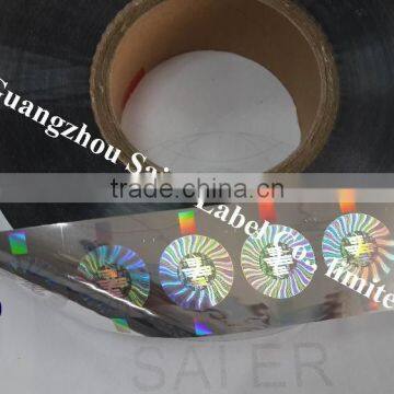 Silver 3D Hologram Positioning hot stamping foil