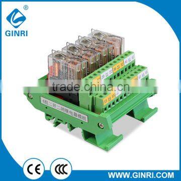 JR-4L2/4 Channel DPDT OMRON Relay Module (PLC Output Amplified Board)