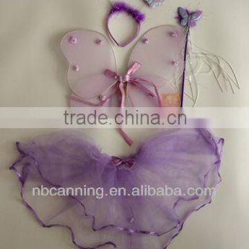 cute fairy purple wings/ butterfly wings /girls butterfly wings party favor set