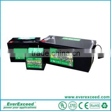 2016 High quality CE ISO UL Certificated EverExceed 12v 200ah UPS battery