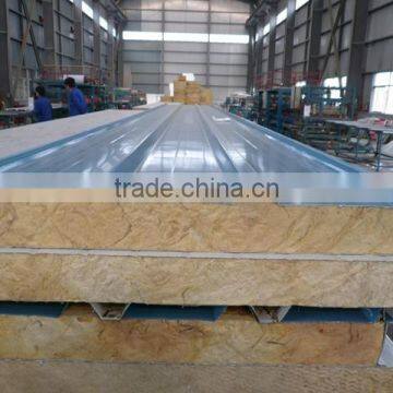 shipping container house material fireproof rockwool sandwich panel