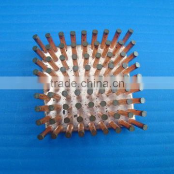 Copper pin fin heatsink with excellent thermal conductivity