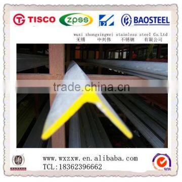 supply baosteel hot rolled 304 stainless steel angle bar