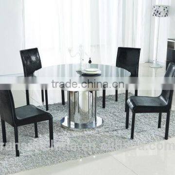 temper glass dining room furniture set(ST-140 set)