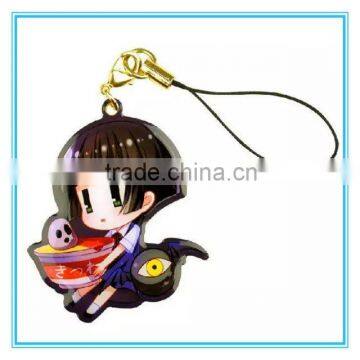 3D custom rubber keychain for kids