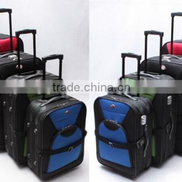 stock stocklot overstock closeout build in 4pcs trolley luggage set