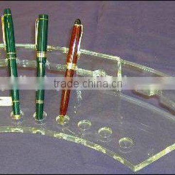 Circle and Square Acrylic Transparent Pen Holder