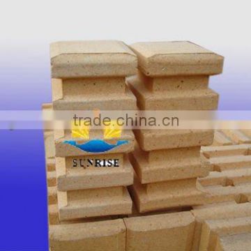 Refractory fireclay brick