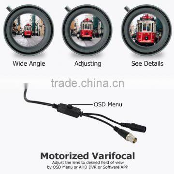 Home Security 2.1 Megapixel Ahd Outdoor IP66 Metal Casing Motorized Zoom Ahd Camera photo-3