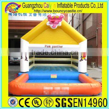 2016 New Product Inflatable Plastic Bouncer Castle with Pool For Sales