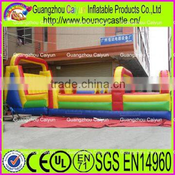 10m Long Inflatable Obstacle Course Slide For Kids And Adults