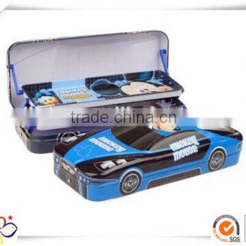 alibaba china metal car shape pencil box,metal pencil box,double sided pencil box supplier