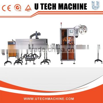 Cheap Full Automatic High Speed bottle cap shrink wrap machine