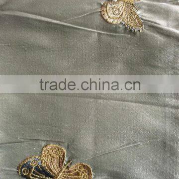 embroidery fabric 100%silk