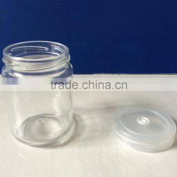 240ml plant glass jar with plastic breath cap