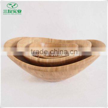 Natural Bamboo Fruit Salad Bowl of Different Size