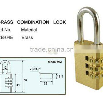 Brass Combination Padlock / brass password padlock CB-04E