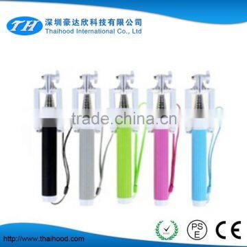 2015 Selfie Stick Extendable Monopod,Selfie-stick With Wired Monopod Selfie Sticks