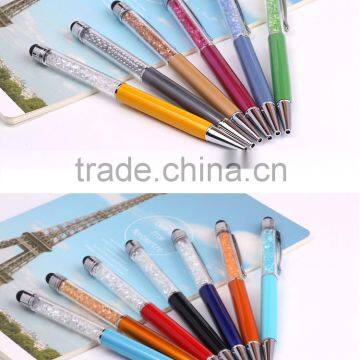 new promotional printing custom logo crystal ball pen colorful advertising pen                        
                                                Quality Choice