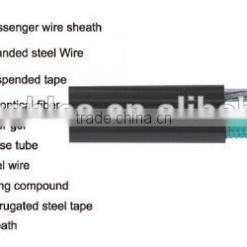 good quality and hot sells end glow fiber optic cable,8 core singlemode fiber cable