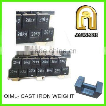 OIML M1 class test weight 1000kg 500kg 20kg cast iron weights, m2 class weight