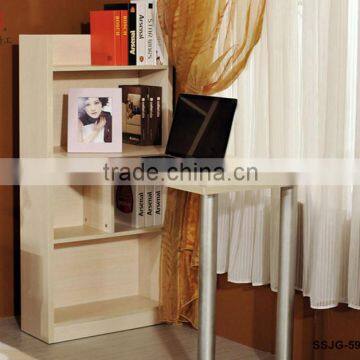 Hot Sale Wooden Corner Shallow Bookcase photo-6