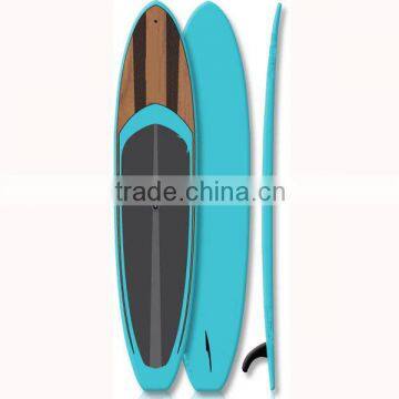 YOLO sup style bamboo deck sup board factory price well buying bamboo deck longboard /bamboo deck bodyboard