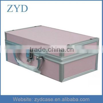 Pink Aluminum Wedding Birthday Luxury Gift Box ZYD-LX120303