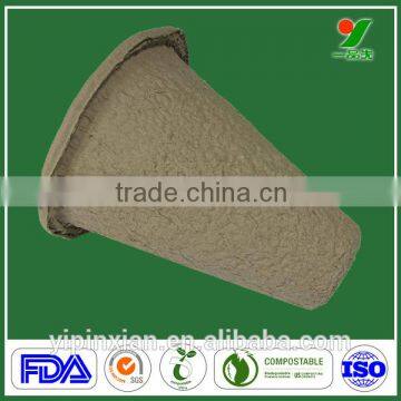 SGS Eco Friendly disposable paper pulp molded packaging,disposable paper pulp tray