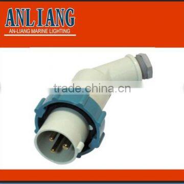 IEC 2P+E 3 Pin 220V Male Electrical marine plug