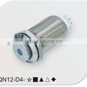 Stainless stell LED push button switch