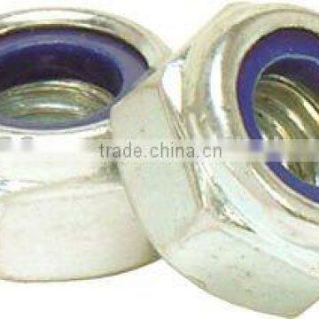 Chrome Finish Nylock Hex Nut