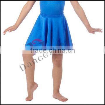 C2323 kids dance skirt in lycra wholesale lycra children ballet skirt short dance skirts