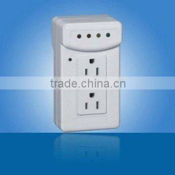 2Outlets Automatic Electric Equipment Freezer Voltage Protector Socket