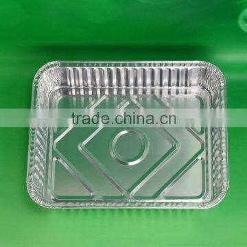 8.9 inch aluminium foil box food container bulk production