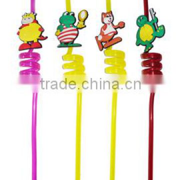 newest design Eco-friendly and colorful fruit drinking straw