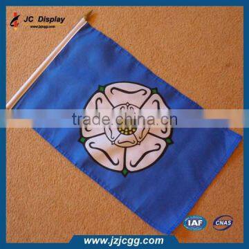 Custom advertising hand shaking flag