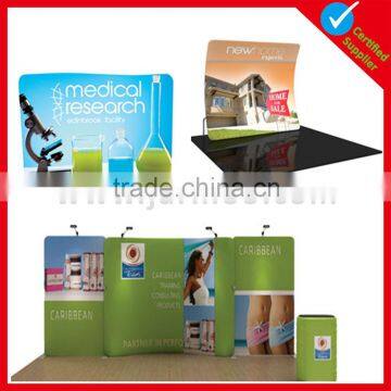 Cheap promotional stretch fabric trade show displays