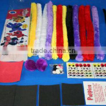 Jumbo chenille stems kits Puppies