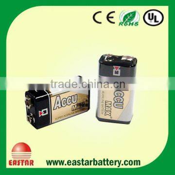 Top-selling Dry Battery 9V 6LR61 Alkaline Battery for Camera