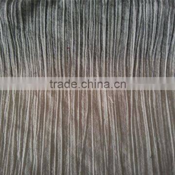 cotton yard dyed woven fabric 100%cotton crepe wrinkle fabric