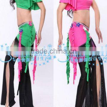 SWEGAL Wholesale new belly dance top and belt tribe hip scarf dance costume SGBDJ13002