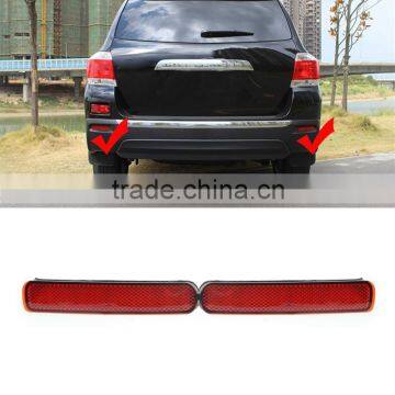 1 Pair Car Styling 12V 6W Rear Bumper Lamp LED Turn Signal Warning Brake Light For Toyota Highlander 2011 2012 2013